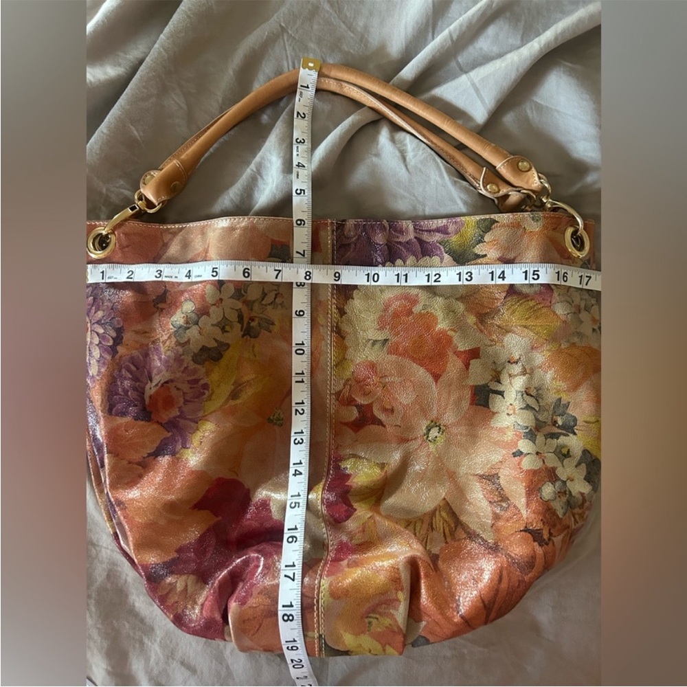 Maurizio Taiuti Leather Floral Purse Handbag Made in Italy Shoulder Bag NWOT - Picture 3 of 11